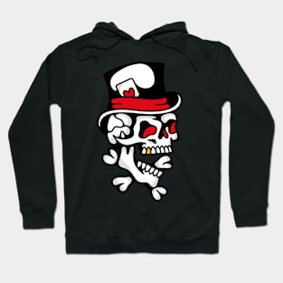 Gentleman skull tophat Hoodie